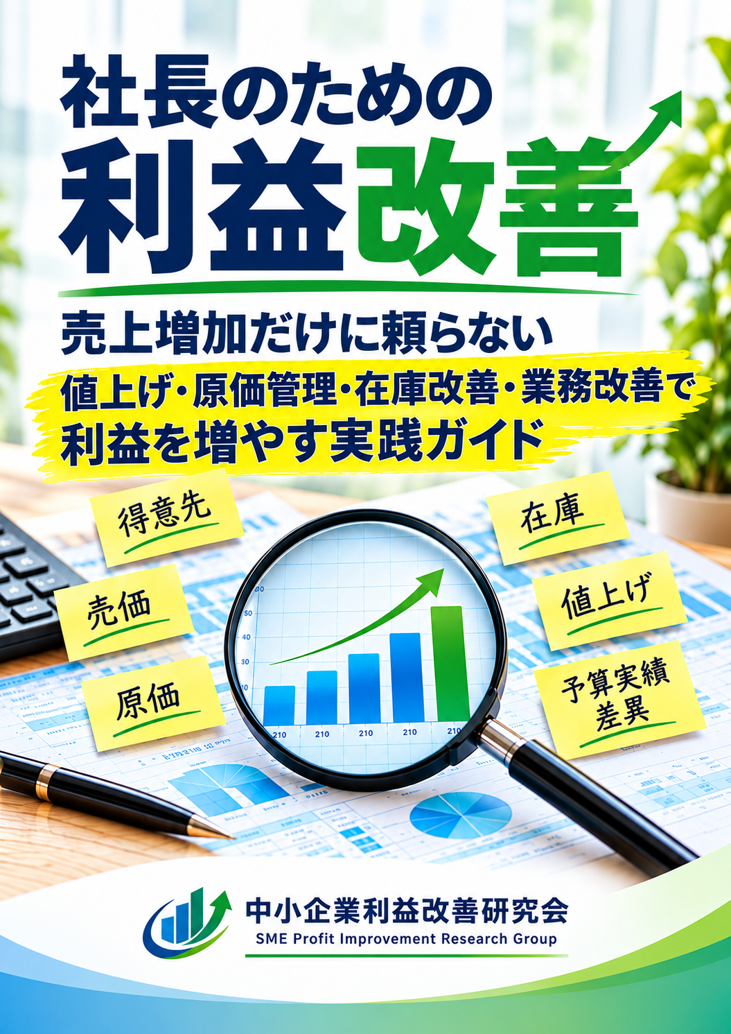 書籍『社長のための利益改善』の表紙
